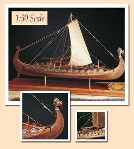 Navomodel macheta Amati DRAKKAR VIKING (440 mm) - Img 2