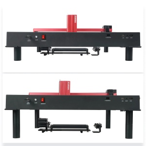 Picioare inaltatoare pentru laser CNC ATOMSTACK, 60 mm inaltime, metal, 8 buc, negre - Img 8