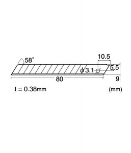 Set 5 lame NT Cutter de tip A de 9 mm - Img 2