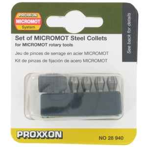 Set bucsi elastice din otel, standard Micromot, Proxxon 28940 - Img 2