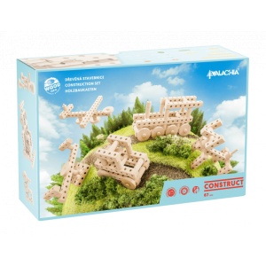 Set gama Construct format din 67 piese, pentru construit masini, animale si alte modele, Walachia - Img 3