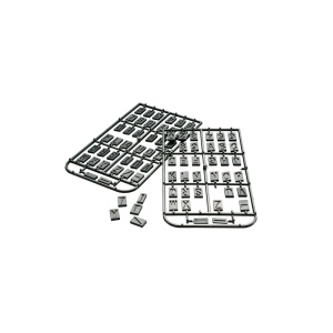 Set litere pentru aparatul de gravat GE20, Proxxon 27104 - Img 2