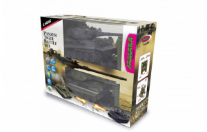 Set tancuri Jamara PANZER TIGER BATTLE 1:28 2.4GHz (2 buc) - Img 2