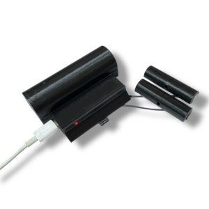 Acumulator Li-Ion 1S 3.7V/ 3000mA pentru radiocomanda FlySky FS-i6, cu incarcare prin USB-C - Img 1