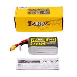 Acumulator LiPo GENS ACE Tattu R-Line V5.0, 14.8 V/ 1550 mA/ 150C/ XT60 - Img 2