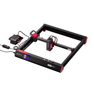 ALGOLASER ALPHA MK2 CNC lézergravírozó és vágógép, 40 W-os lézerdióda teljesítmény, 400x386 mm, max. 50 mm vágási mélység és gravírozás fára, MDF-re, műanyagra, rozsdamentes acélra, üvegre, kőre, papírra, kerámiára, bőrre, textilre