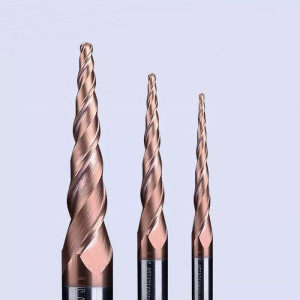 Bit frezare Ball End conic R0.5 x 20.5 x D4 x L50 (Tapered Ball Nose) - Img 4