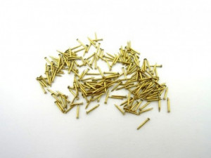 D0,5 x 10 mm-es sárgaréz szögek (150 db) - Img 1