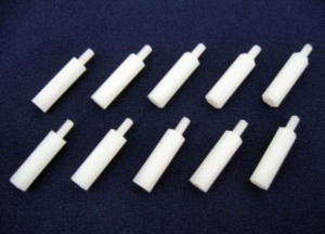 Distantier plastic filet int/ext M3 x 20 mm (10 buc) - Img 2