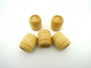 Fa hordók 22 mm (5 db)