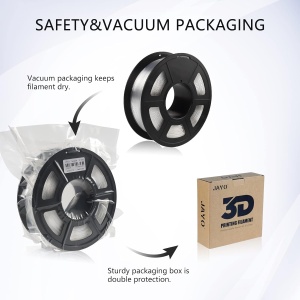 Filament Jayo PETG transparent, 1.75mm, 1kg, pentru imprimanta 3D - Img 3