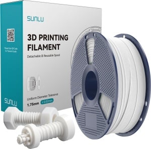 Filament SunLu High-Speed ABS alb, 1.75mm, 1kg, pentru imprimanta 3D