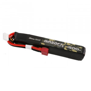 GENS ACE 7.4 V/ 1500 mA/ 25C AIRSOFT LiPo akkumulátor - Img 1