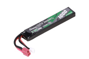 GENS ACE Airsoft LiPo akkumulátor 7,4 V / 1000 mA / 25C DEANS