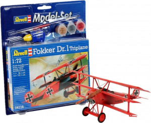 Macheta avion Revell Fokker DR.1 triplan, scara 1:72, KIT - Img 1