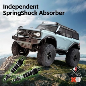 Masina cu radiocomanda FORD BRONCO Crawler, tractiune 4x4, scara 1:18, rosu - Img 6