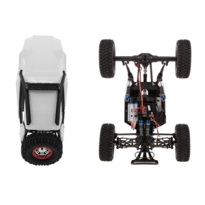 Masina cu radiocomanda WLToys STORM off-road, tractiune 4x4, viteza 40 Km/h, autonomie max. 15 min, scara 1:12, alba - Img 5