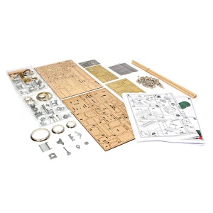 Modellvasúti gőzmozdony OcCre ADLER KIT, 1:24 méretarány (G-45), 434 db - Img 10