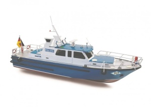 Navomodel méretarányos modell Billing Boats WSP 10 Passau 408 rendőrhajó, 1:20 méretarány (770 mm) - Img 2