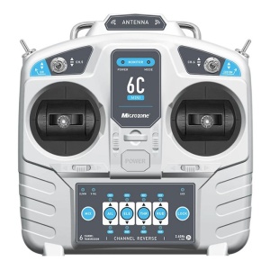 Radiocomanda MICROZONE MC6C mini, 6 canale, cu receptor MC7RE-V2, 2.4GHz