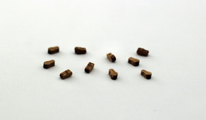 Scripeti simpli, tip vioara din lemn 7 mm (10 pcs) - Img 3
