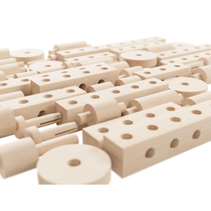 Set gama Construct Mini format din 44 piese, pentru construit masini, animale si alte modele, Walachia - Img 2