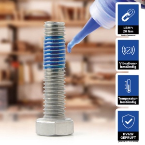 Solutie Everglue antivibratii fixare filet de rezistenta medie, demontabil pana la M36, 20ml (similar cu Loctite 243) - Img 5