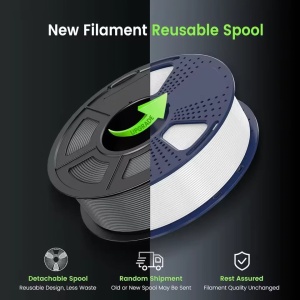 SunLu ASA fekete filament, 1,75 mm, 1 kg, 3D-nyomtatóhoz - Img 6