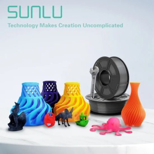 SunLu PLA cseresznye piros filament, 1.75mm, 1kg, 3D nyomtatóhoz - Img 2