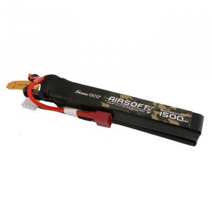 Acumulator AIRSOFT LiPo GENS ACE 11.1 V/ 1500 mA/ 25C DEANS, format din doua batoane - Img 3
