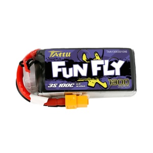 Acumulator LiPo GENS ACE Tattu Funfly 11.1 V/ 1300 mA/ 100C XT60 - Img 3