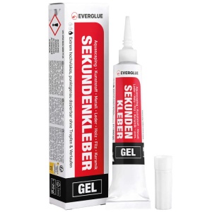 Adeziv cianoacrilat Everglue Super Glue Gel, transparent, 20 g