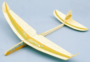 Aeromodel planor pentru zbor liber SNIFFI balsa (420 mm) - Img 2