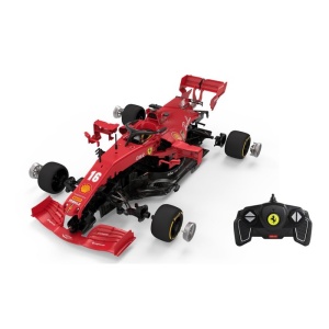 Autóépítő készlet távirányítóval Ferrari F1, 1:16 méretarány, piros, 65 db - Img 1