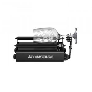 Axa rotativa R3 PRO pentru gravare pe obiecte cilindrice, compatibila cu Atomstack, Ortur, Neje, TwoTrees, xTool - Img 7