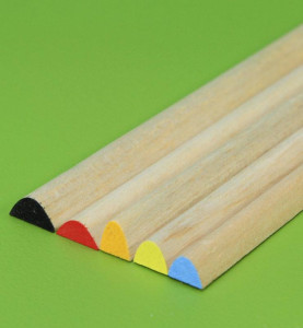 Bagheta balsa bord de atac 6 x 6 x 915 mm Simetric (1 buc) - Img 3