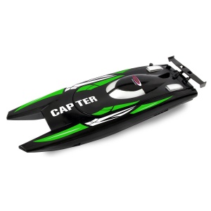 Barca cu telecomanda Jamara CAPTER complet echipata, viteza 20km/h, 315 mm, negru cu verde - Img 5