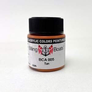 Billing Boats festék makettépítéshez, Tan Braun színben, 22 ml, BCA005