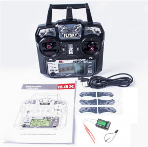 FLYSKY FS-i6X 2.4GHz 10 csatornás távirányító, FS-iA10B vevőkészülékkel - Img 3