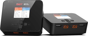 Incarcator acumulatori universal smart ISDT K1 Dual, putere AC 100W/ DC 250Wx2, LiPo/LiIon/LiFe/NiCd/NiMH/Pb, curent maxim 10A