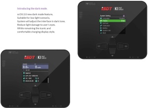 ISDT K1 Dual univerzális intelligens akkumulátortöltő, teljesítmény: 100 W (váltakozó áram)/250 W (egyenáram) x 2, LiPo/Li-Ion/LiFe/NiCd/NiMH/Pb, maximális áramerősség: 10 A - Img 11