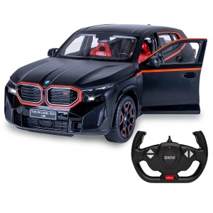 Jamara BMW XM távirányítású autó, 1:14 méretarányú modell, matt fekete, LED-es fényszórók, 2,4 GHz - Img 3