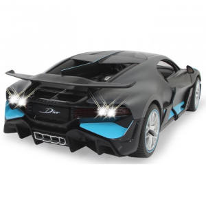 Jamara Bugatti Bugatti DIVO rádióvezérlésű autó, 1:14 méretarányú modell, fekete, LED fényszórók, 2.4GHz - Img 7