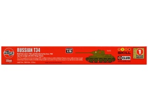 Macheta Airfix Tanc Rusesc T-34, scara 1:76, KIT, 58 piese - Img 3