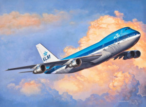 Macheta avion Revell Boeing 747-200 KLM, scara 1:450, KIT - Img 3