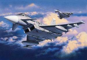 Macheta avion Revell Eurofighter Typhoon (single seat), scara 1:144, KIT - Img 1