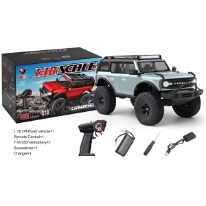 Masina cu radiocomanda FORD BRONCO Crawler, tractiune 4x4, scara 1:18, rosu - Img 12