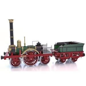 Modellvasúti gőzmozdony OcCre ADLER KIT, 1:24 méretarány (G-45), 434 db - Img 1
