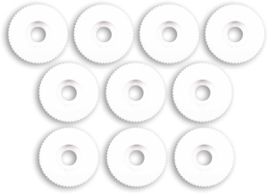 Műanyag, csavaros anya, M4 x 16 mm (10 db)