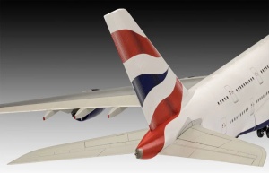 Revell Airbus A380-800 British Airways repülőgép-makett, 1:144 méretarány, készlet - Img 3